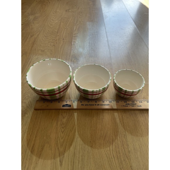 Colorful Plaid Housewares‎ International Bowl Set Serveware Multi Color - Picture 12 of 14